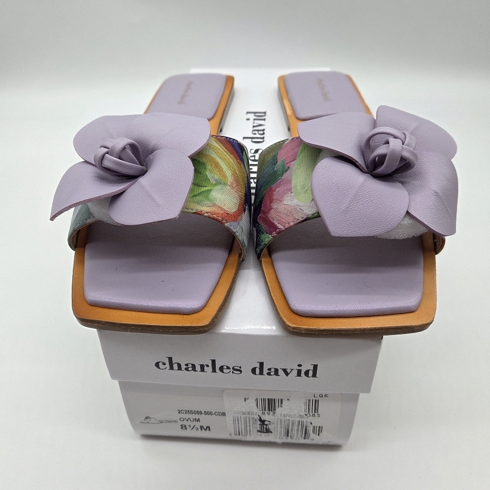 FINAL PRICE- Charles David *NWOT Ovum Lilac Sandal Slides